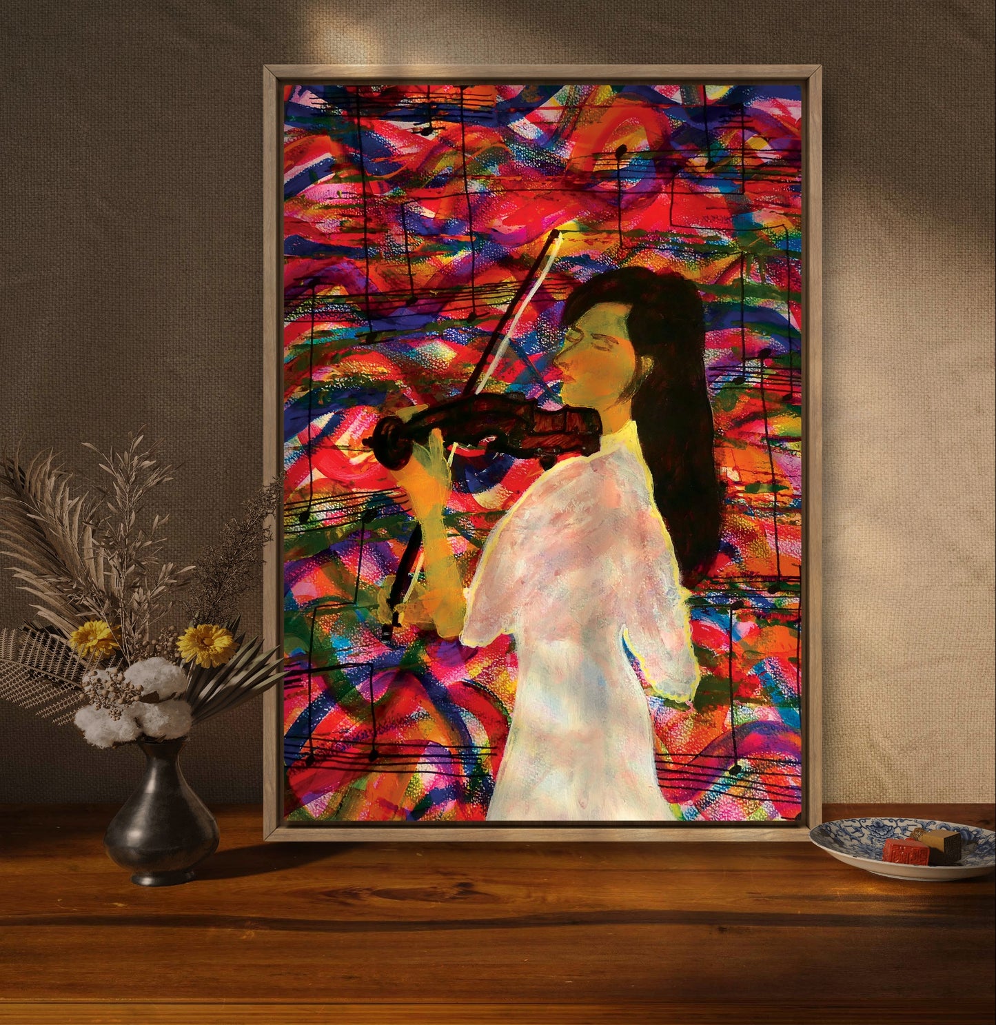 "Symphony of Serenity: Melodic Reverie" Art Print